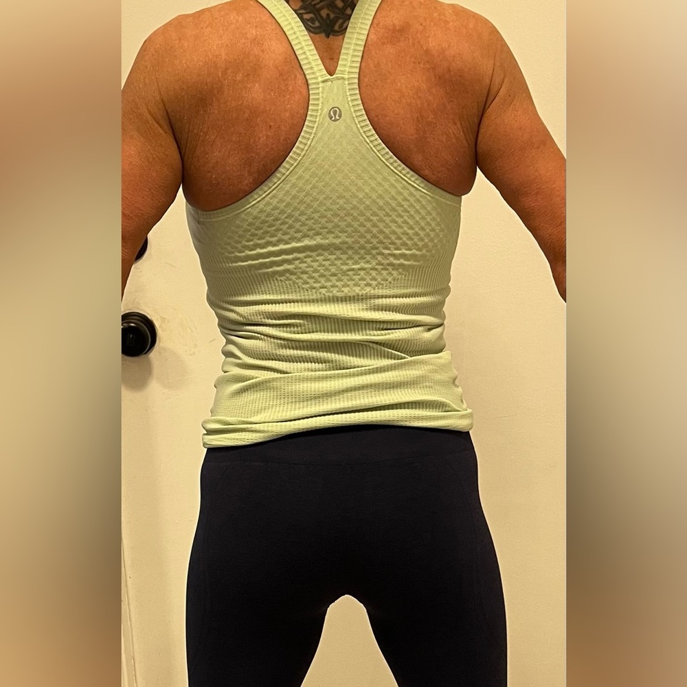 Lululemon light green racerback tank